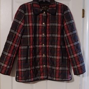 Women's Plaid Coach Jacket